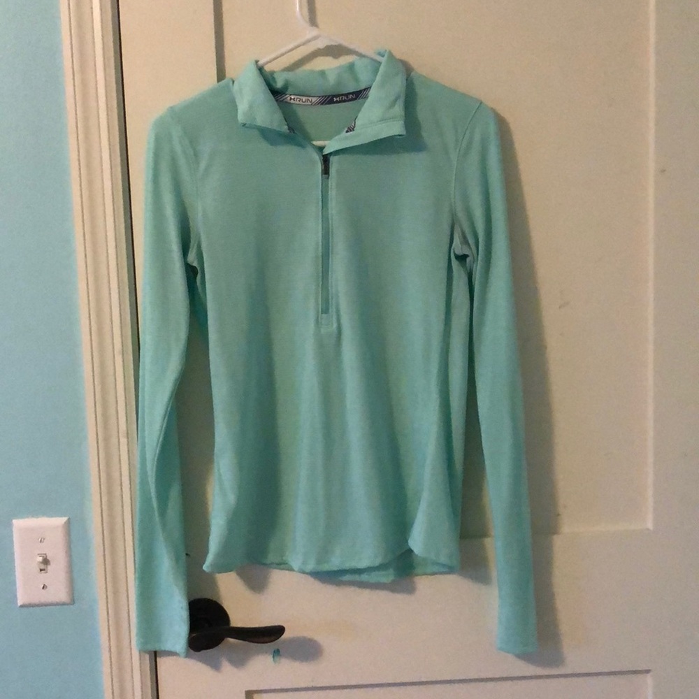 UNDER ARMOUR TEAL QUARTER ZIP